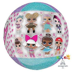 Lol Surprise: LOL Surprise Clear Glitter Orbz Clear Balloon