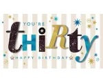 Greeting Cards: Thirty Happy Birthday Card