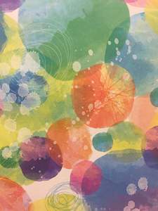 Gift Wrap Paper: Folded Wrap - Watercolour Drop
