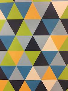 Gift Wrap Paper: Folded Wrap - Triangles Baby Blue