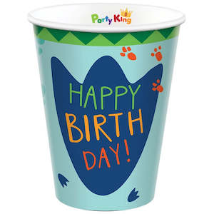 Dino: Dino-Mite Party Dinosaur 266ml Paper Cups