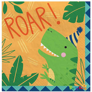 Dino: Dino-Mite Party Lunch Dinosaur Napkins