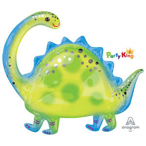 Dino: Dinosaur Stegosaurus Super Shape Foil Balloon