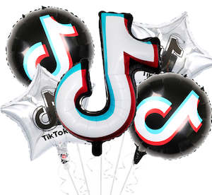 Tik Tok: Tik Tok Foil Balloon Bouquet Set 5pc