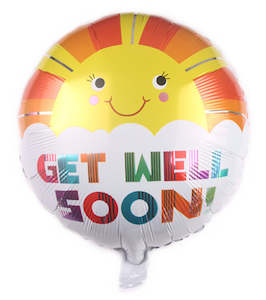 Get Well Soon Sunrise Foil Balloon 43cm