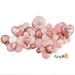 Diy Balloon Garland Set: Blush Hen Party Balloon Arch Party Printed, Foil & Confetti Balloons DIY Balloon Garland