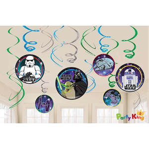 Star Wars Galaxy Swirl Decorations