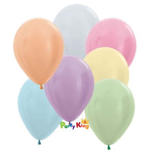 Solid Colour Sempertex: Sempertex Satin Pearl Assorted 11” Latex Balloon 25pk