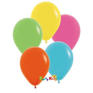 Solid Colour Sempertex: Sempertex Tropical Assorted 11” Latex Balloon 25pk