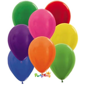 Solid Colour Sempertex: Sempertex Metallic Assorted 11” Latex Balloon
