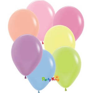 Solid Colour Sempertex: Sempertex Neon Assorted 11” Latex Balloon