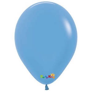 Solid Colour Sempertex: Sempertex Neon Blue 11” Latex Balloon