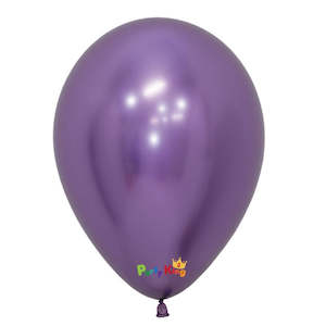 Solid Colour Sempertex: Sempertex Metallic Reflex Violet 11” Latex Balloon