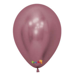Solid Colour Sempertex: Sempertex Metallic Reflex Pink 11” Latex Balloon