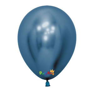 Solid Colour Sempertex: Sempertex Metallic Reflex Blue 11” Latex Balloon