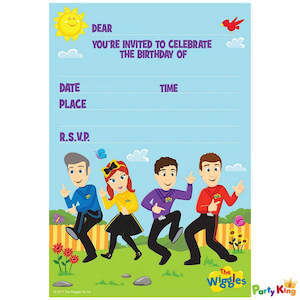 The Wiggles: Wiggles Invitations