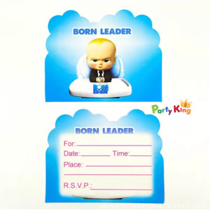 Boss Baby Invitations