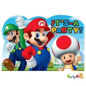 Invitations: Super Mario Brothers Postcard Invitations