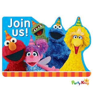 Invitations: Sesame Street Postcard Invitations