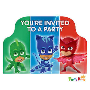PJ Masks Postcard Invitations