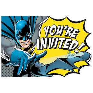 Invitations: Batman Heroes Unite Invitations