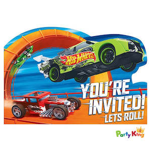 Invitations: Hot Wheels Wild Racer Postcard Invitations