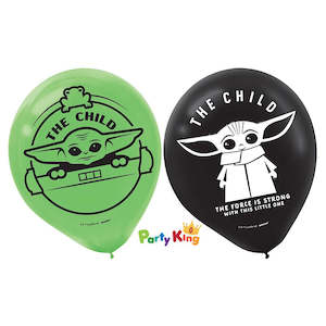 The Mandalorian Stat Wars Latex Balloon
