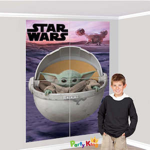 The Mandalorian: The Mandalorian Star Wars Scene Setter Wall Decorating Kit