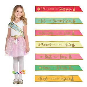 Disney Princess Once Upon A Time Set Of Sashes