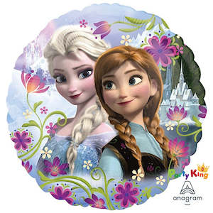 Frozen Party: Frozen Anna & Elsa Standard 45cm Foil Balloon
