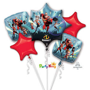 Incredibles 2: Incredibles 2 Foil Balloon Bouquet