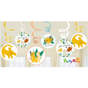 Lion King: Lion King Hanging Swirl Decorations