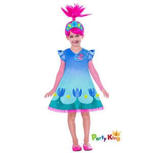 Kids Costumes: Trolls 2 Poppy Costume 6-8 Years & Wig