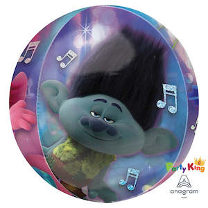 Trolls Smurf: Trolls World Tour Clear Orbz Balloon