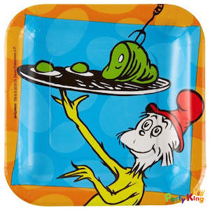 Dr. Seuss 17cm Square Paper Lunch Plates