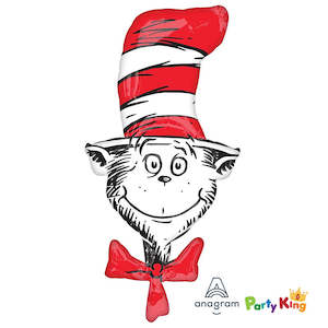 Dr Seuss: Dr. Seuss Cat In The Hat Super Shape Foil Balloon