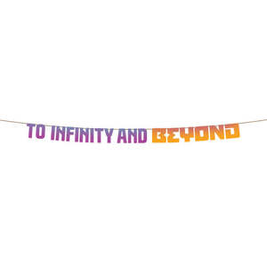 Light Year: Lightyear Buzz To Infinity and Beyond Letter Banner