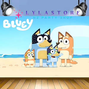 Bluey Birthday Party Backdrop | Banner - 58