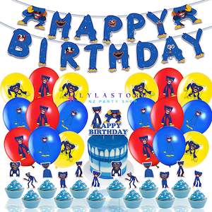 Poppy Playtime Themed Birthday Party Balloon Pack Decorations - 362