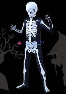 Themed Costumes Cosplay Collection: Halloween Skeleton Costume Set with Mask for Kids and Adults