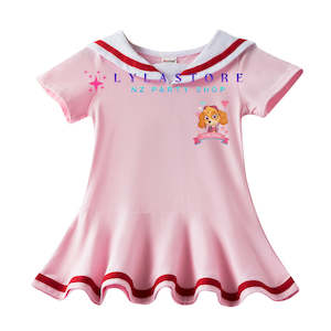 Themed Costumes Cosplay Collection: Paw Patrol Skye Princess Dress - Short Sleeve, Lightweight