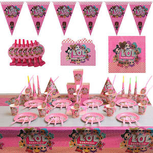 115Pcs LOL Surprise Birthday Party Decorations