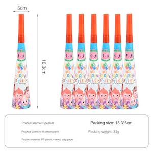 Cocomelon Party Supplies Decor: 6pcs Cocomelon Birthday Party Speaker