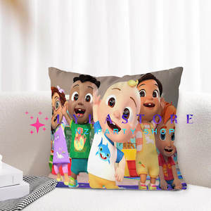 Cocomelon Party Supplies Decor: Cocomelon Jojo Cushion Cover | Soft Polyester | 45cm x 45cm