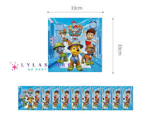 10pcs Paw Patrol Birthday Party Paper Towels