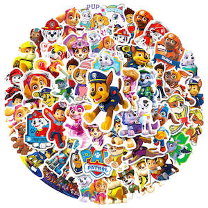 50Pcs Paw Patrol Sticker Set - Perfect for Parties and Birthdays