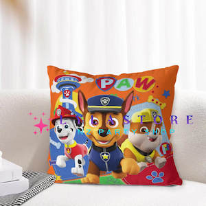 Paw Patrol Party Supplies Decor: Paw Patrol Cushion Cover | Soft Polyester | 45cm x 45cm