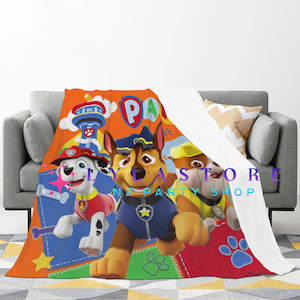 Paw Patrol Party Supplies Decor: Paw Patrol Soft Flannel Blanket - Perfect for Snuggling