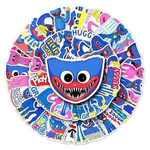 Girls: 50Pcs Poppy Playtime Sticker Set - Perfect for Parties and Birthdays