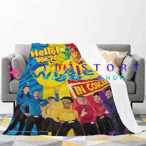 The Wiggles Party Supplies Decor: The Wiggles Flannel Blanket - Perfect for Snuggling